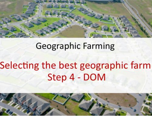 Selecting the best geographic farm:  Step 4 – DOM