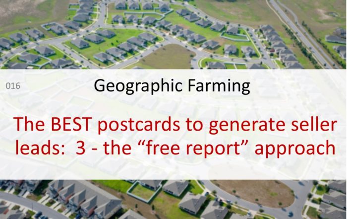 geographic farming seller leads postcards