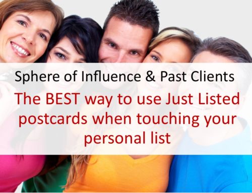The BEST way to use Just Listed postcards when touching your personal list