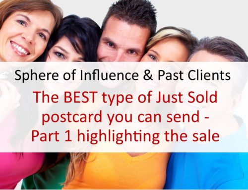 The BEST type of Just Sold postcard you can send – Part 1 highlighting the sale