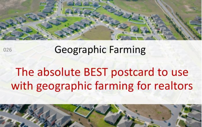 real estate postcards geographic farming