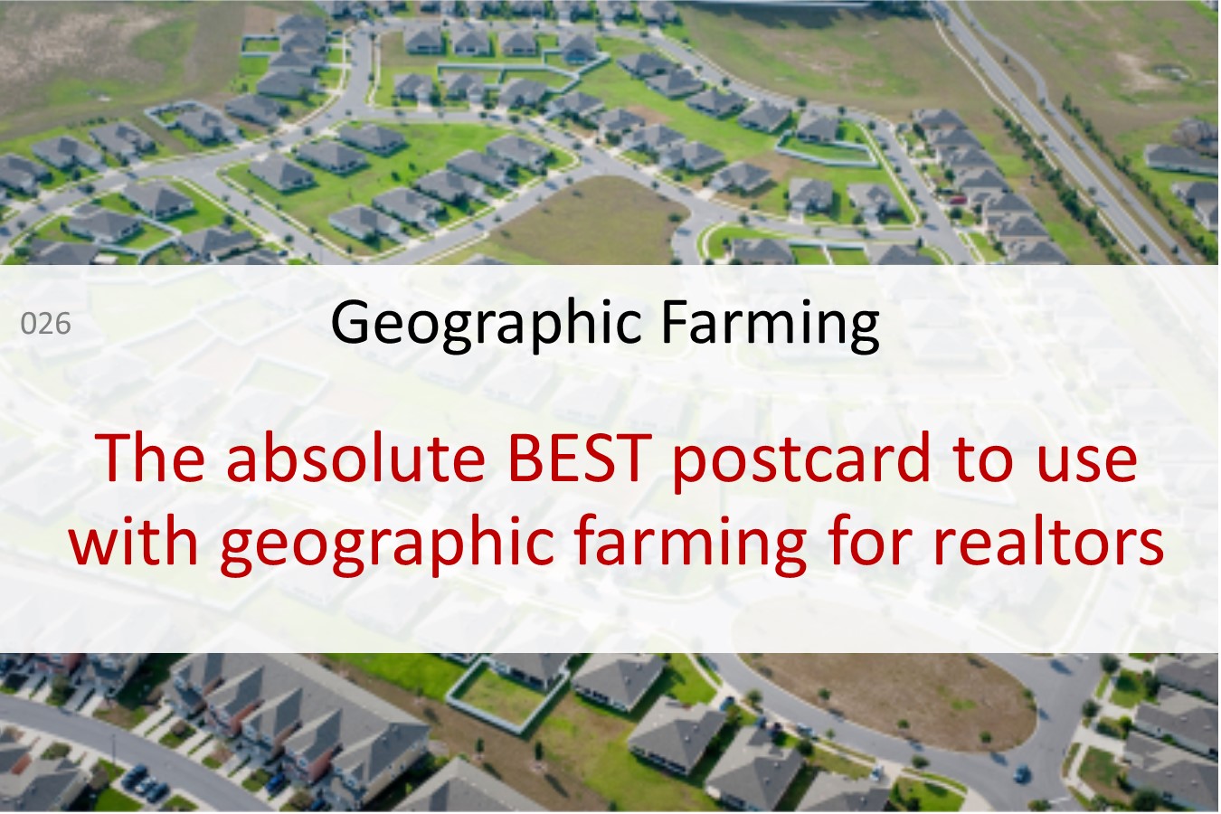 real estate postcards geographic farming