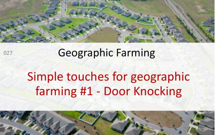 geographic farming door knocking