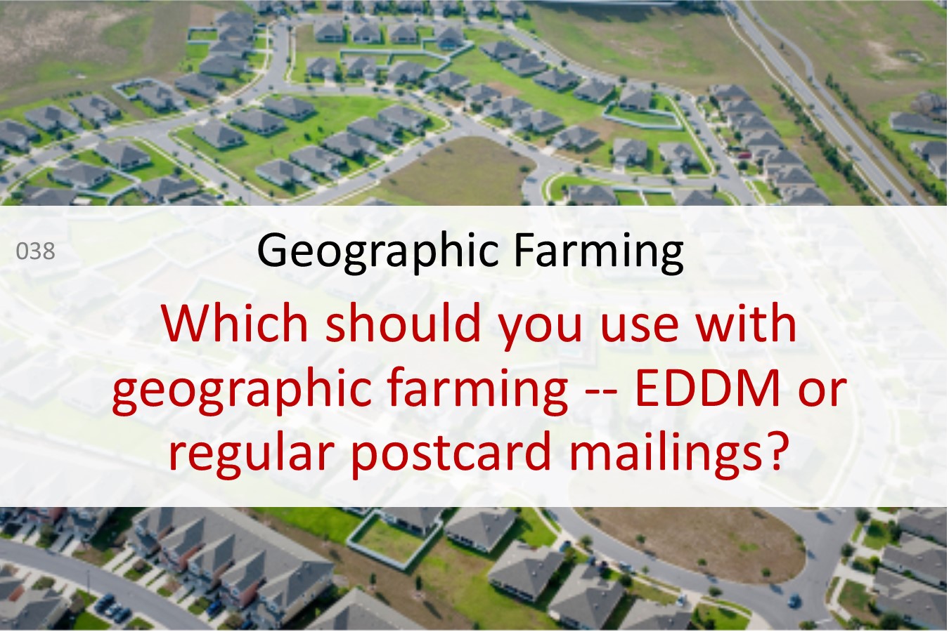 geographic farming real estate postcards