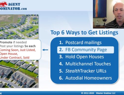 P165 The TOP 6 ways to generate listings… either in a geographic farm or ANY other list